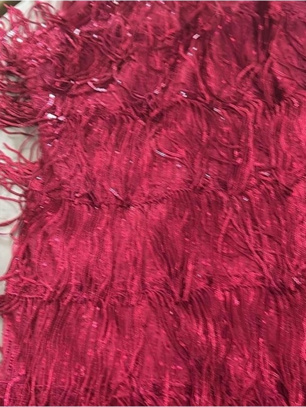 Pink Fringe Dress With Sequins Jacket - Women's Fashion